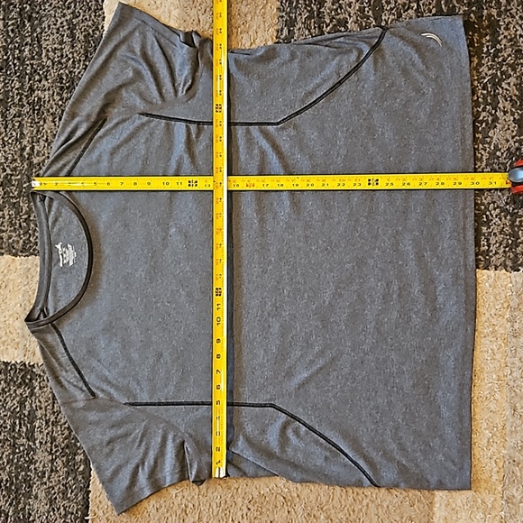 Exertek Men’s Athletic Wicking Dry-Fit Gray T-Shirt. Size: 3XL. LIKE NEW! - Picture 5 of 7